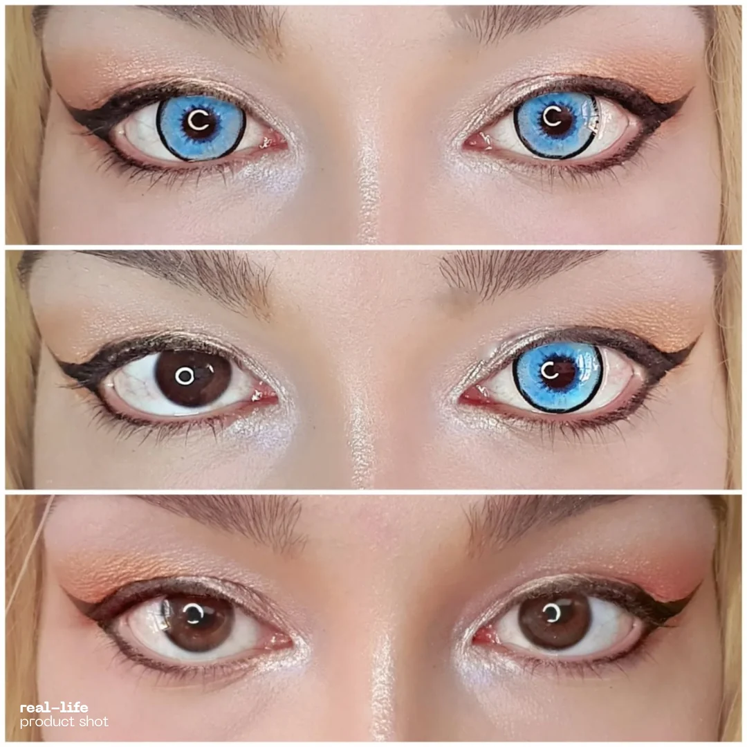 Anime Blue Contact Lens - Image 2