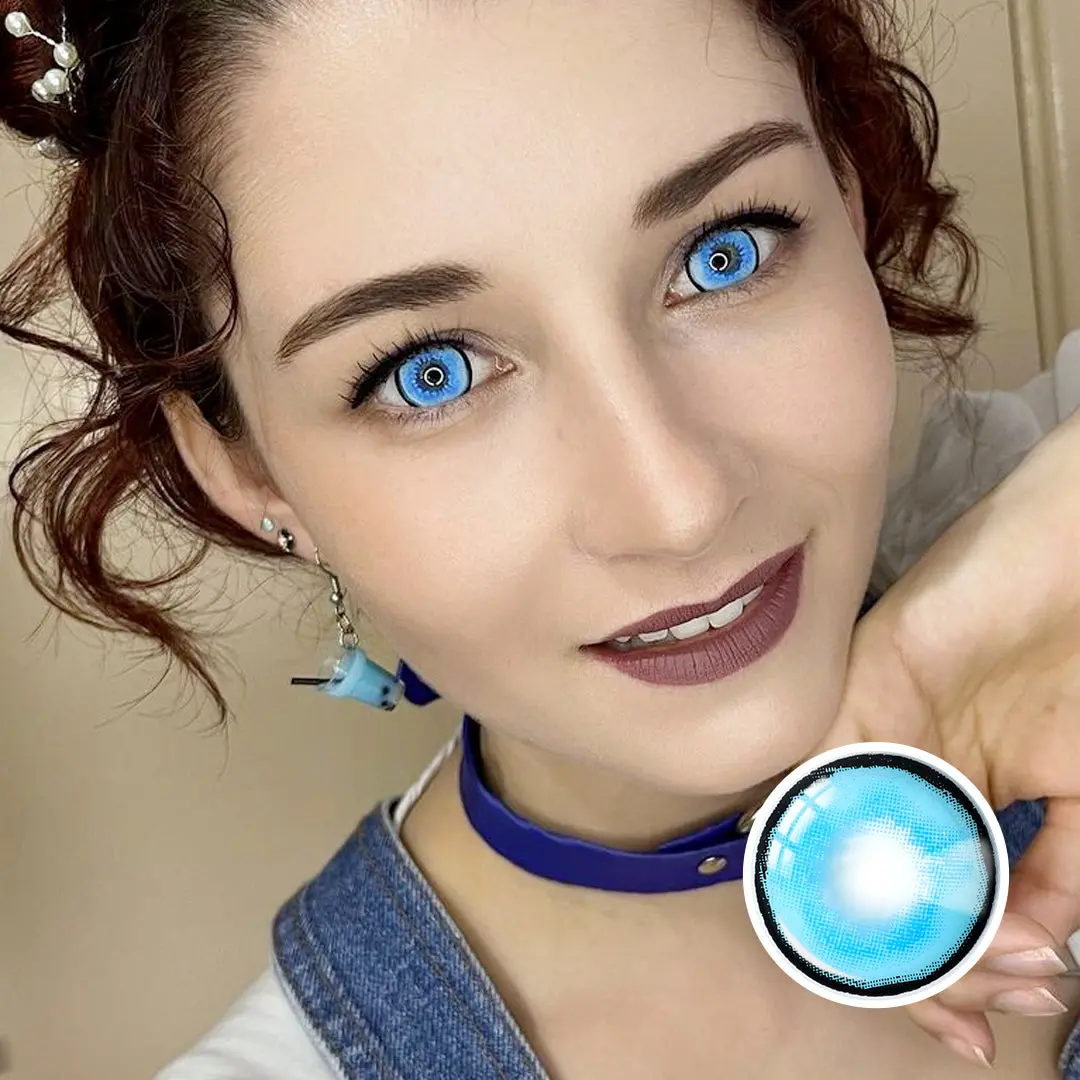 Anime Blue Contact Lens - Image 5
