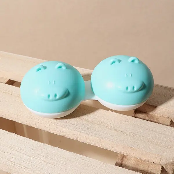 Aqua Piggy Lens Case
