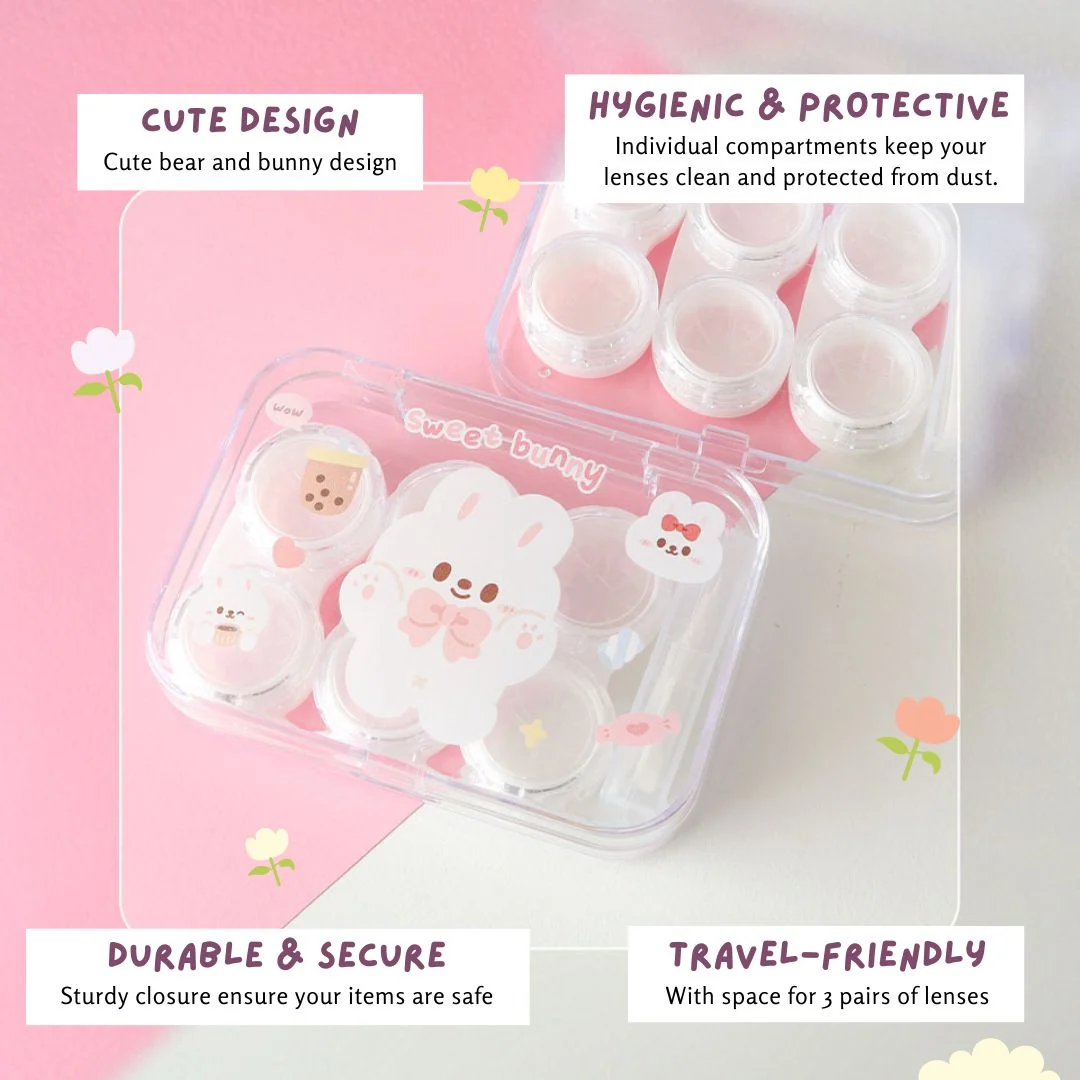 Bear & Bunny Lens Storage Organizer 4 Count - Image 3