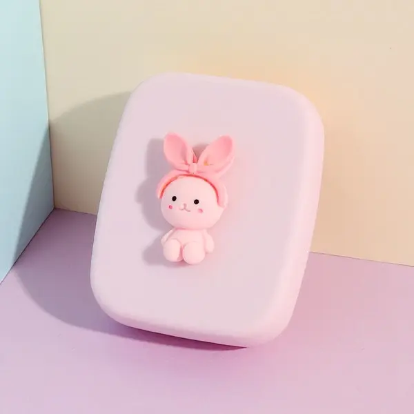 Cute Cartoon Lens Travel Kit (Pink Bunny)