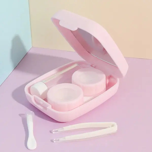 Cute Cartoon Lens Travel Kit (Pink Bunny) - Image 2