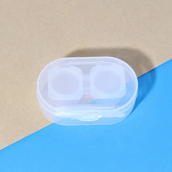 Flip Press Lens Case (Clear)