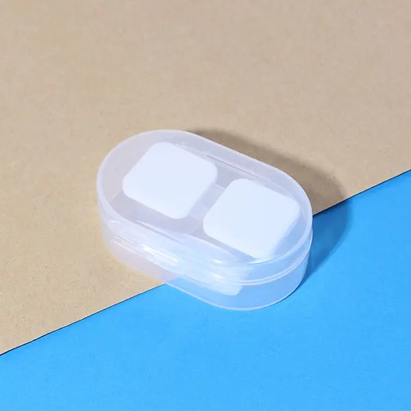 Flip Press Lens Case (White)