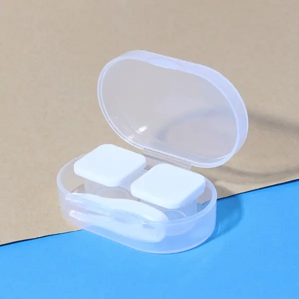 Flip Press Lens Case (White) - Image 2