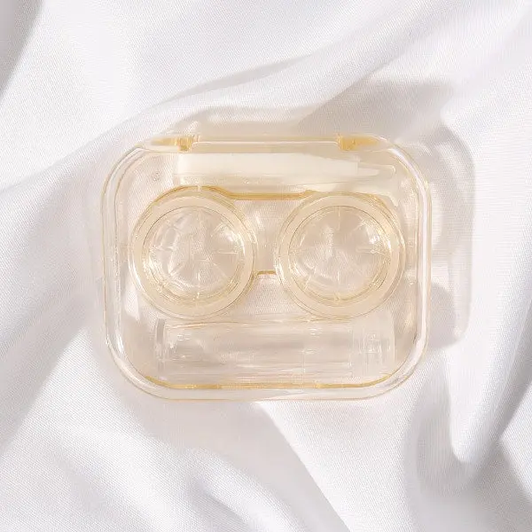 Ins Style Screwless Cap Lens Travel Kit (Pure Yellow)