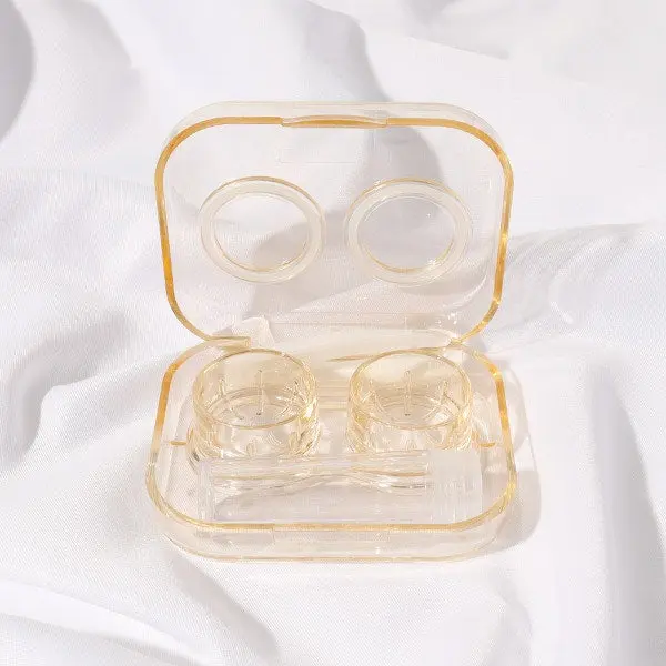 Ins Style Screwless Cap Lens Travel Kit (Pure Yellow) - Image 2