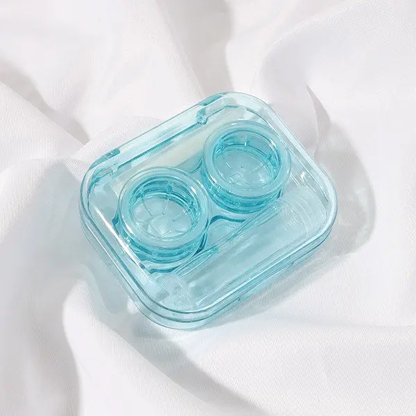 Ins Style Screwless Cap Lens Travel Kit (Sea Blue)
