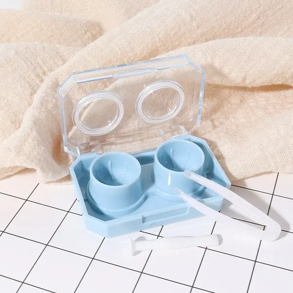 Mini Handy Screwless Cap Lens Case (Blue) - Image 2