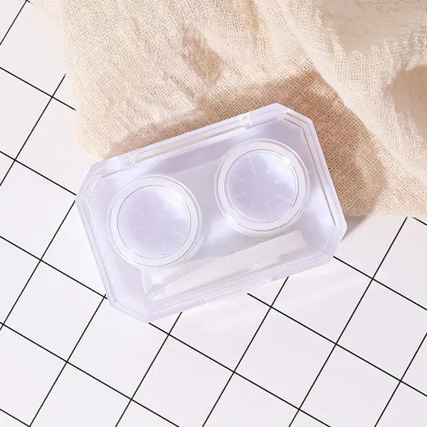 Mini Handy Screwless Cap Lens Case (White)