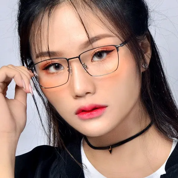 VEU Encre Eyeglasses 0111 53 Black Gray Black - Image 4