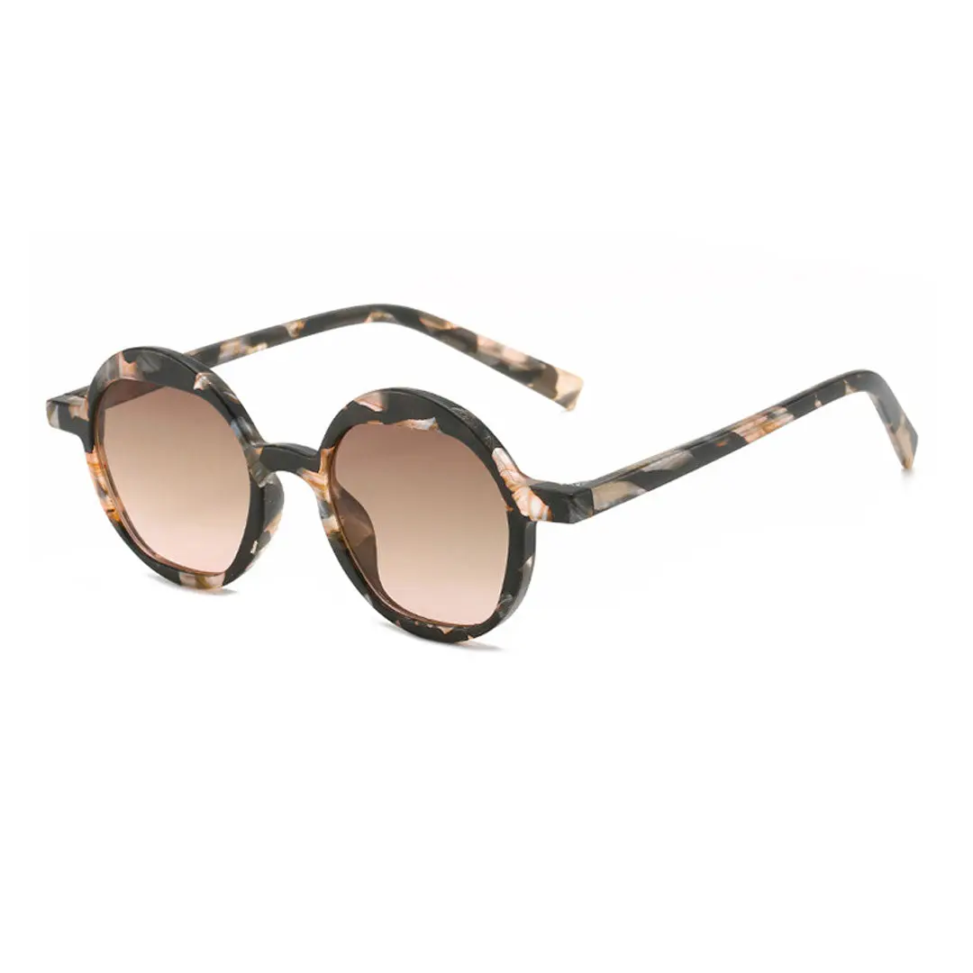 VEU Petals Sunglasses 0121 46 Brown Pink - Image 2